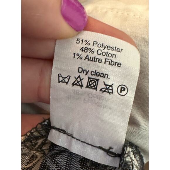 J.CREW Blue-Gray Tribal Print Pockets Pull On Shorts size 8 - Picture 4 of 10